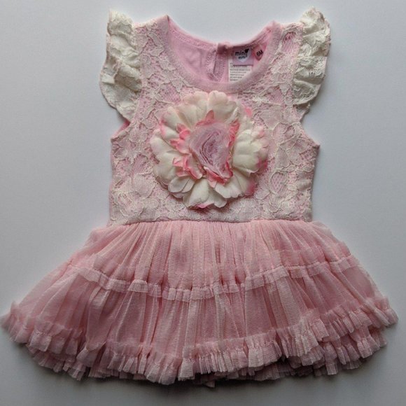 MiniMini Boutique Onesie Dress - Picture 3 of 7